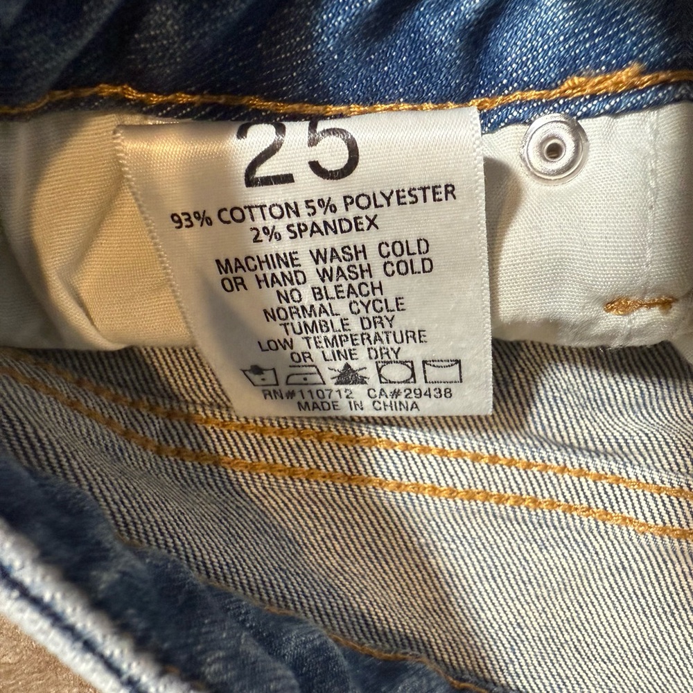 NWT Driftwood Charlie Cuff‎ Jeans 25 - Picture 8 of 10